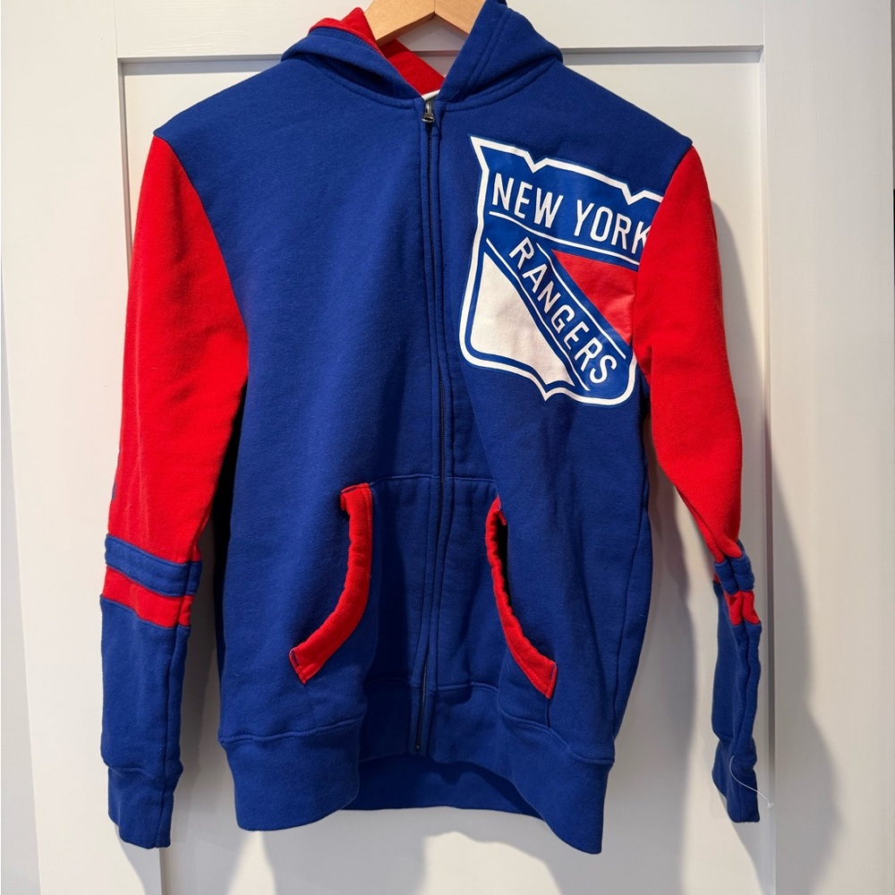 New York Rangers Kids Zip Hoodie